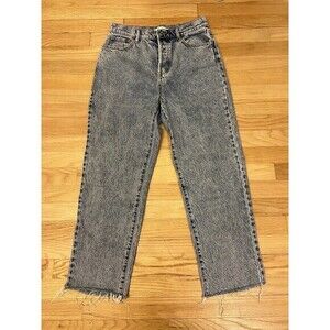 PacSun Stretch 90's Straight Leg‎ Jeans Womens Size 28 Raw Hem Bottoms